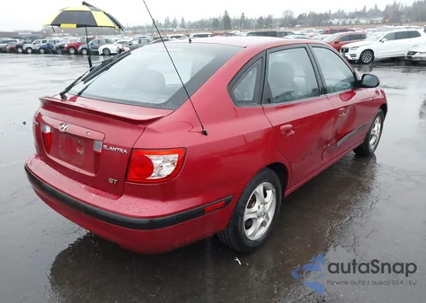 2004 Hyundai Elantra Gt из США, поврежденный, VIN KMHDN56D04U130204